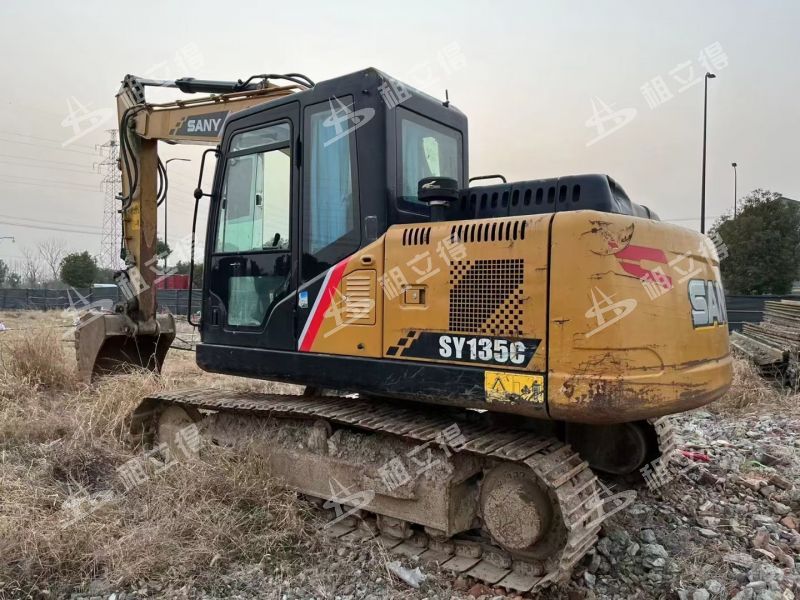 SY135履带式挖掘机出租